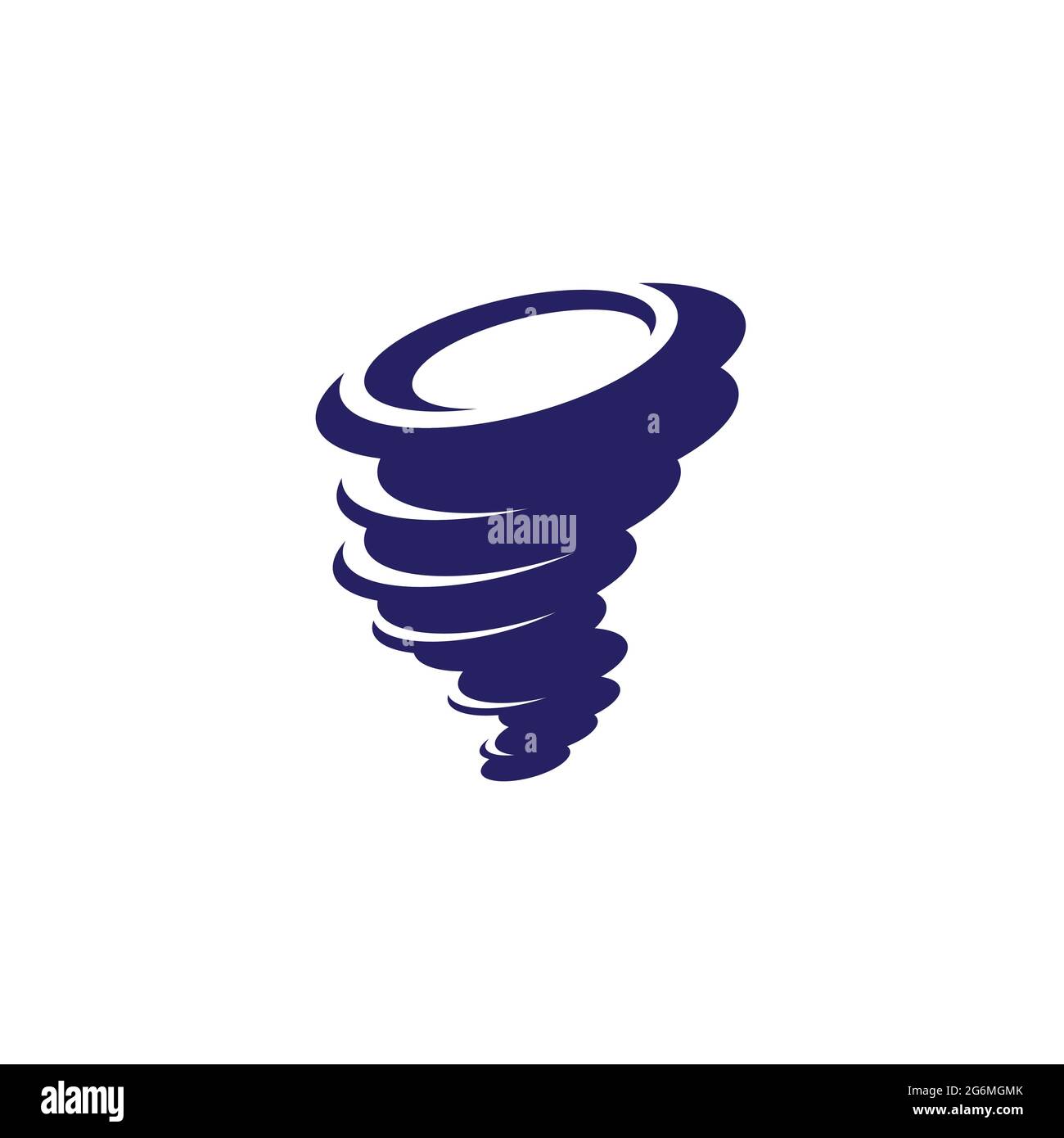 Tornado simbolo logo illustrazione vettoriale design Illustrazione Vettoriale