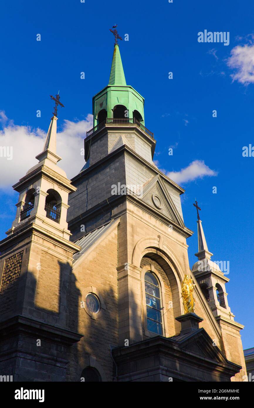 Canada, Quebec, Montreal, Notre Dame de Bon Secours, Cappella Foto Stock