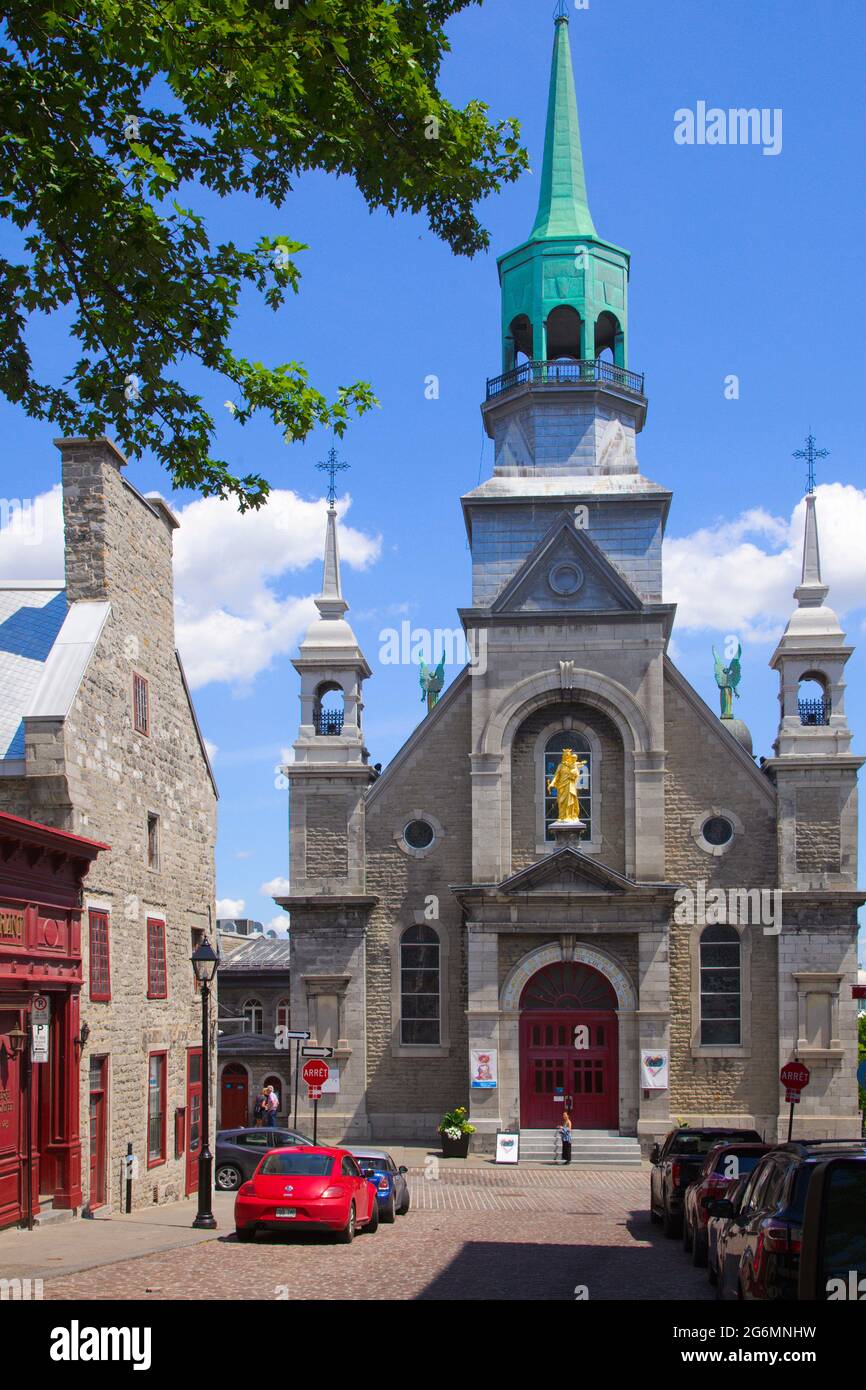 Canada, Quebec, Montreal, Notre Dame de Bon Secours, cappella, Foto Stock