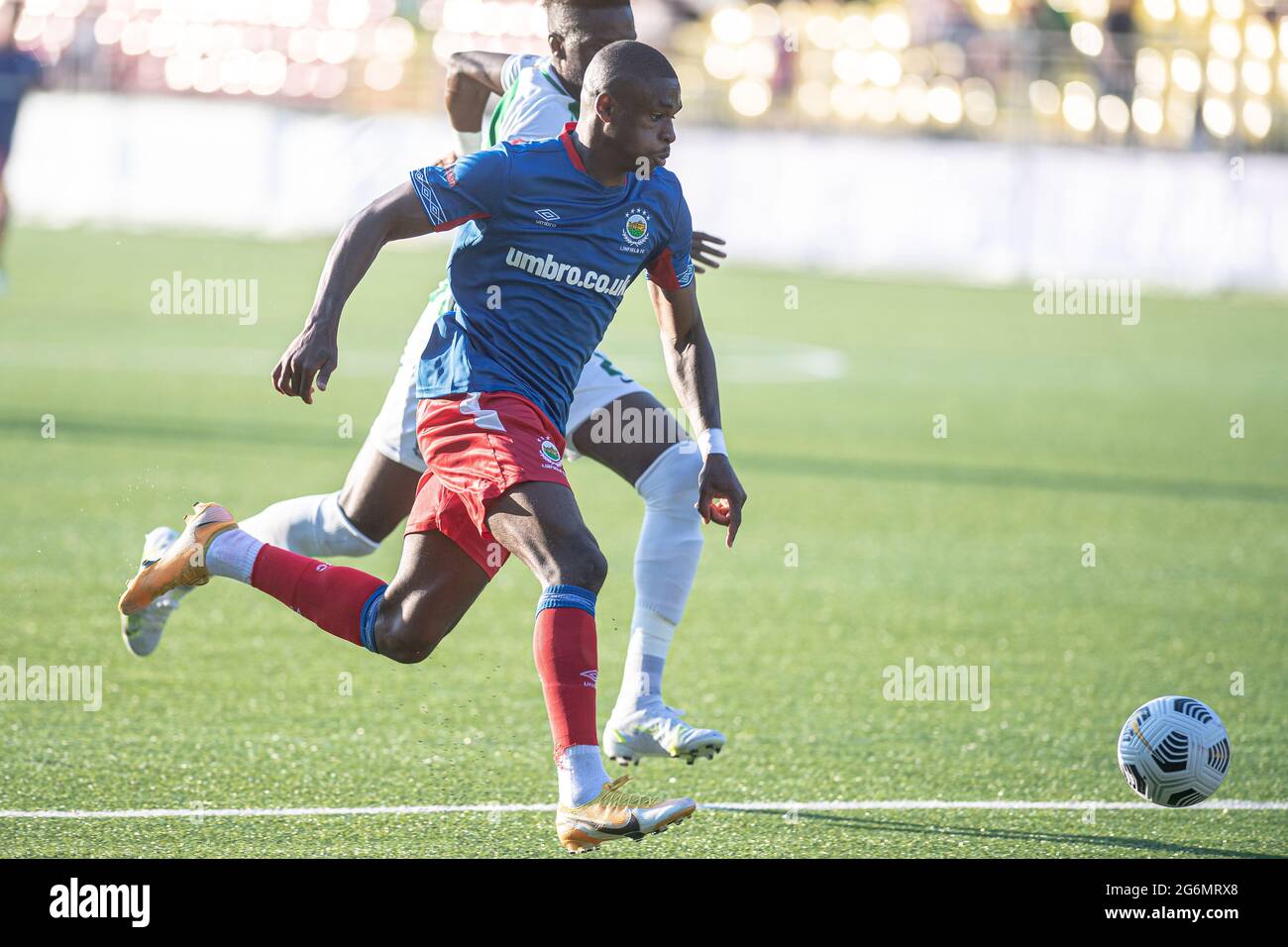 2021-07-06. UEFA Champions League. Vilnius Zalgiris - Belfast Linfield - 3-1 Foto Stock