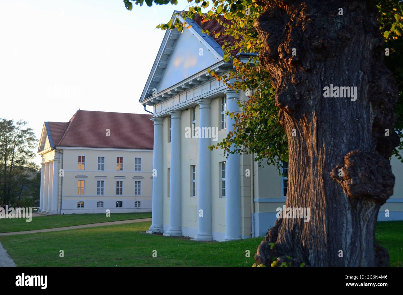 Il Teatro di Rheinsberg Palace , Rheinsberg Foto Stock