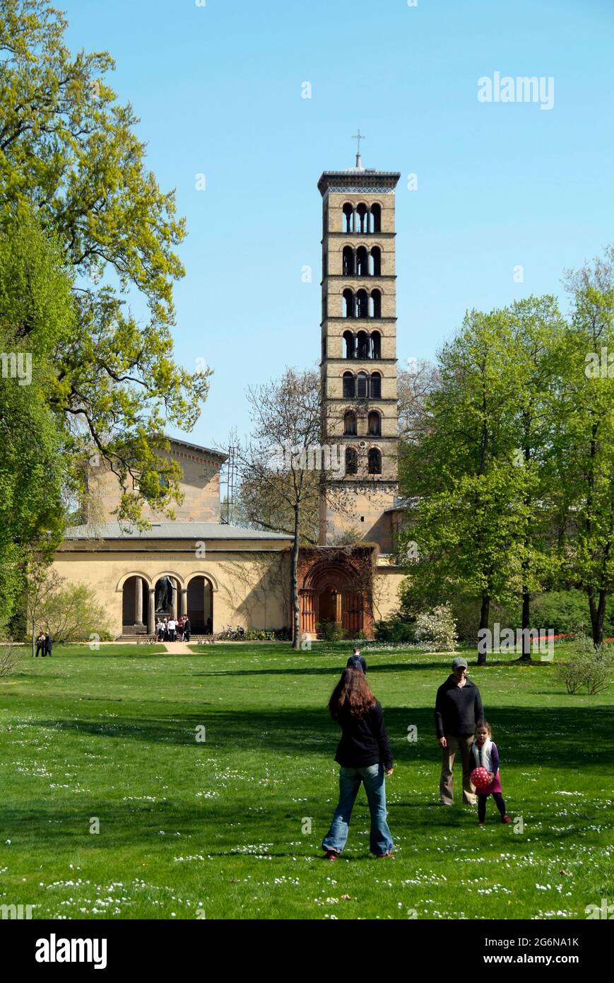 Chiesa nel Parco Sanssouci, Potsdam Foto Stock