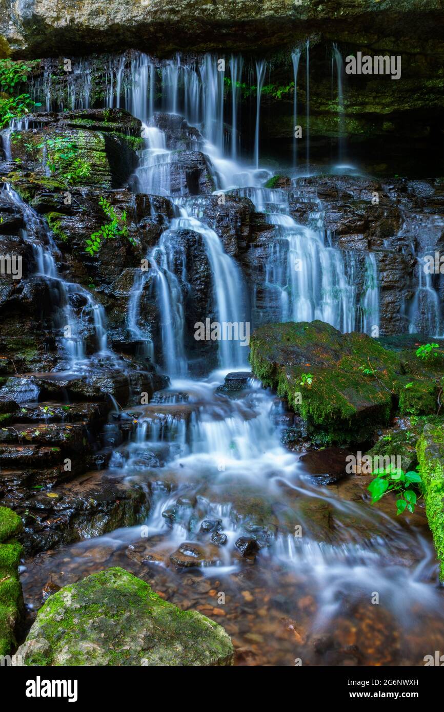 caduta dell'acqua Foto Stock