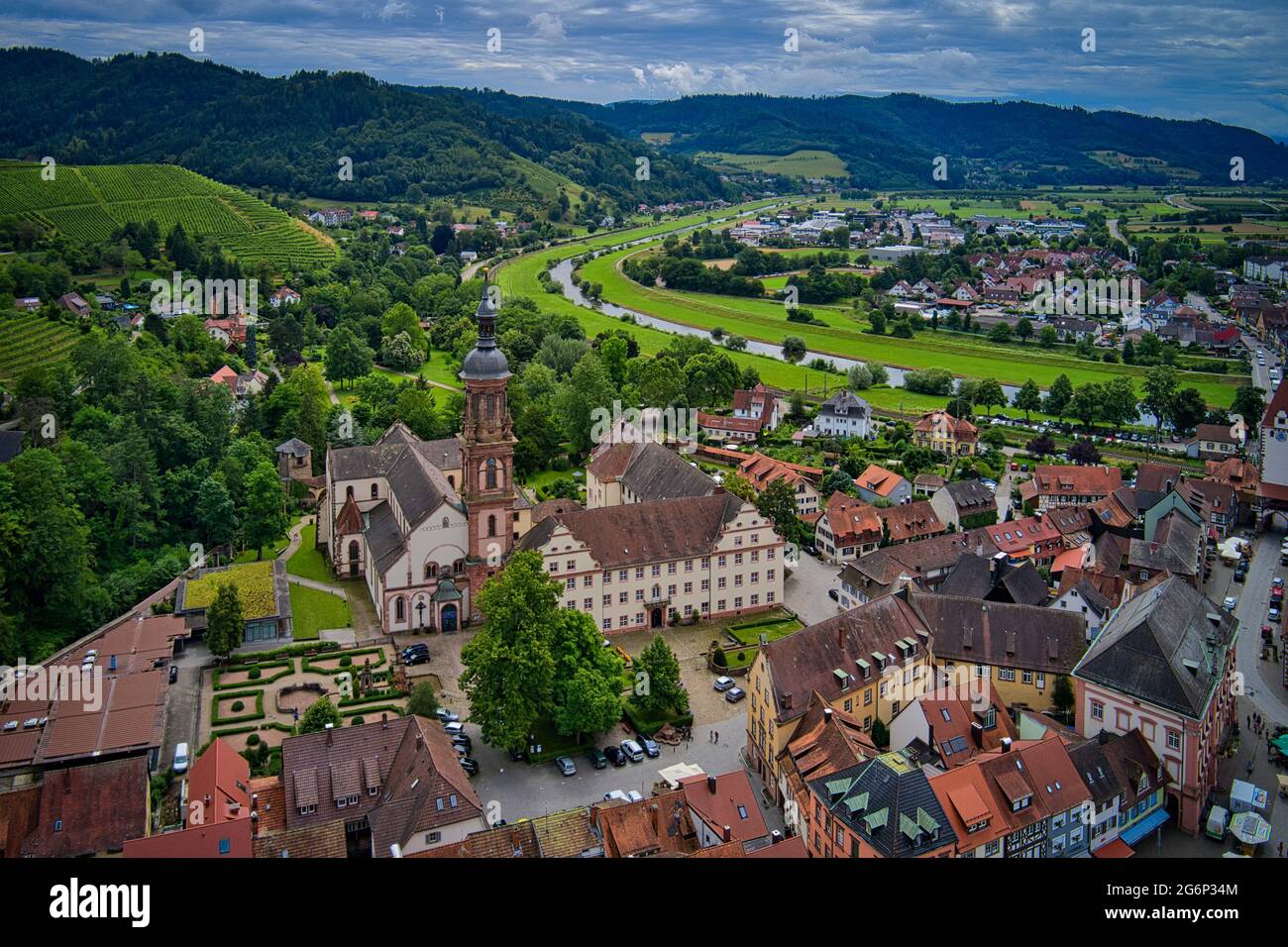 Gengenbach Schwarzwald Germania Drone Drohne Foto Stock