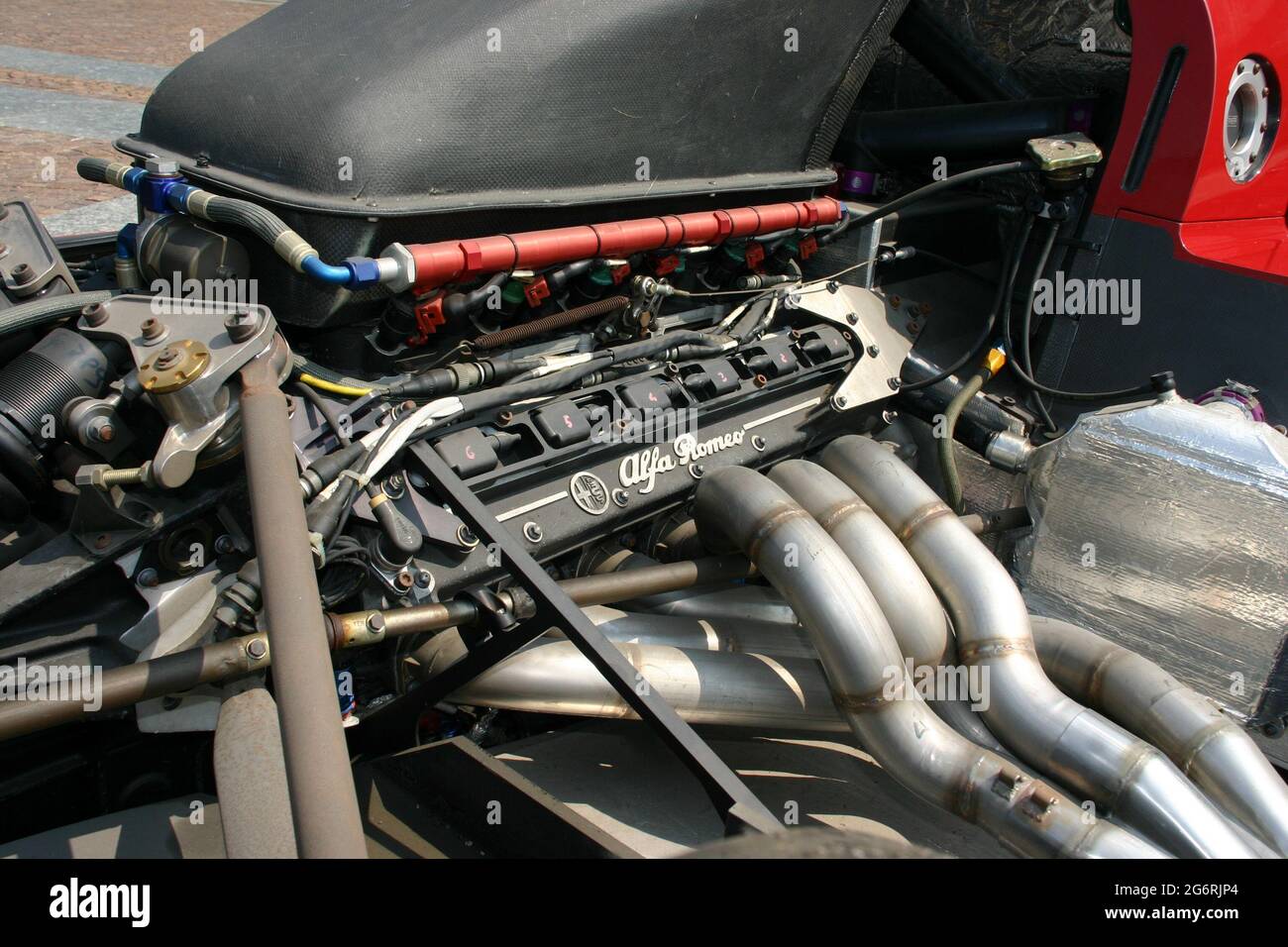 Alfa Romeo SE048, lettura destinata al Gruppo C. dotata di propulsore V12 Alfa Romeo (in sinergia con la Ferrari F1).non scese mai in pista. Foto Stock