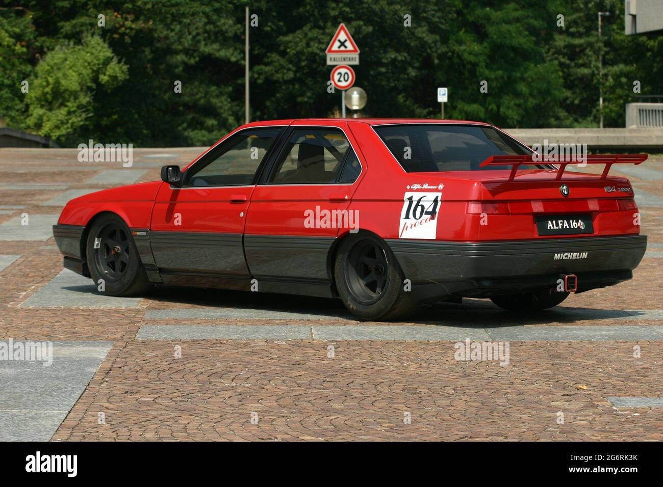 Alfa Romeo SE048, lettura destinata al Gruppo C. dotata di propulsore V12 Alfa Romeo (in sinergia con la Ferrari F1).non scese mai in pista. Foto Stock