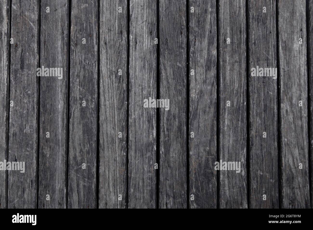 legno di motivo - legno invecchiato di tessitura accatastato con linee orizzontali Foto Stock