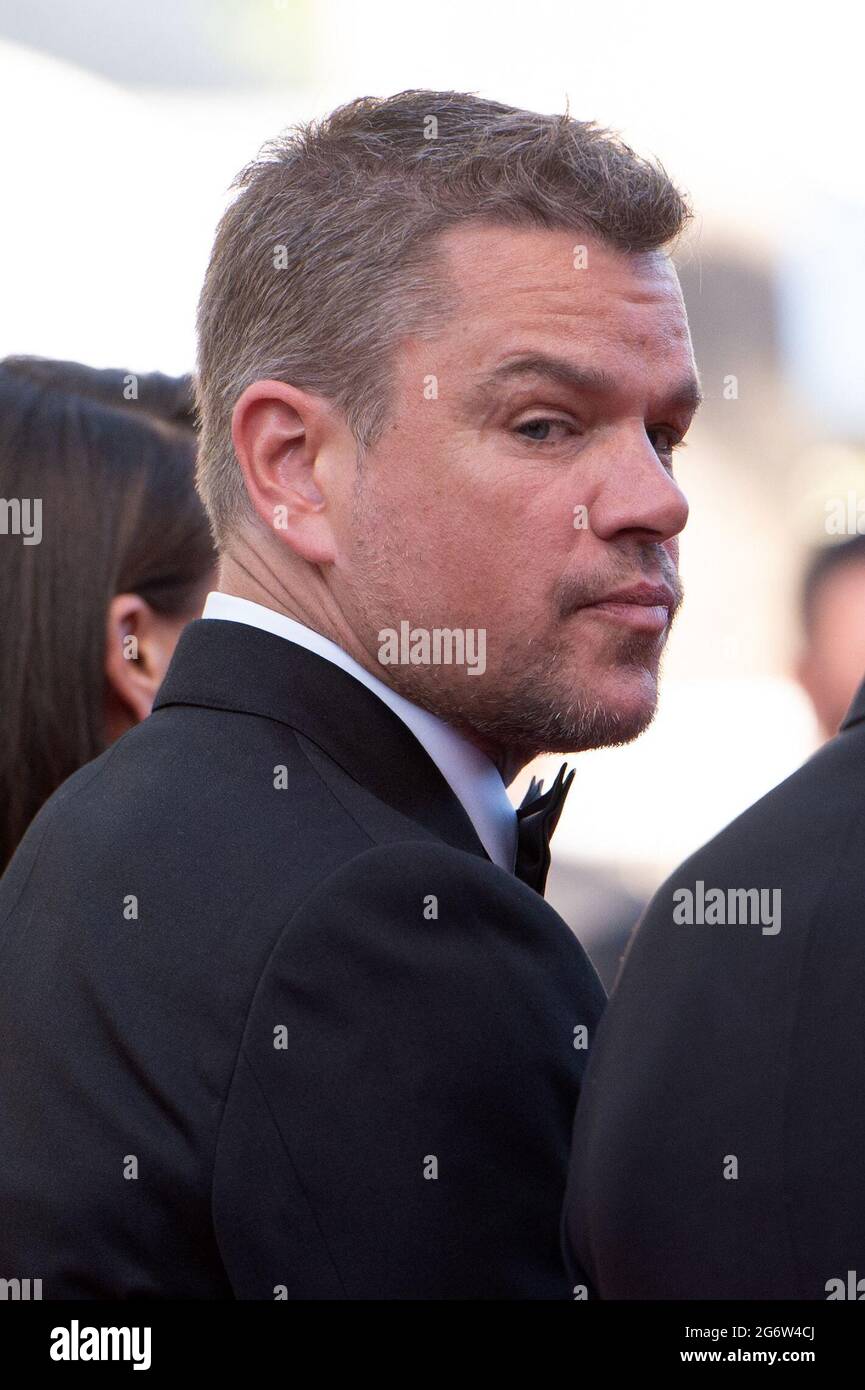 Matt Damon partecipa alla prima Stillwater come parte del 74a Festival Internazionale del Cinema di Cannes, in Francia, il 08 luglio 2021. Foto di Aurore Marechal/ABACAPRESS.COM Foto Stock