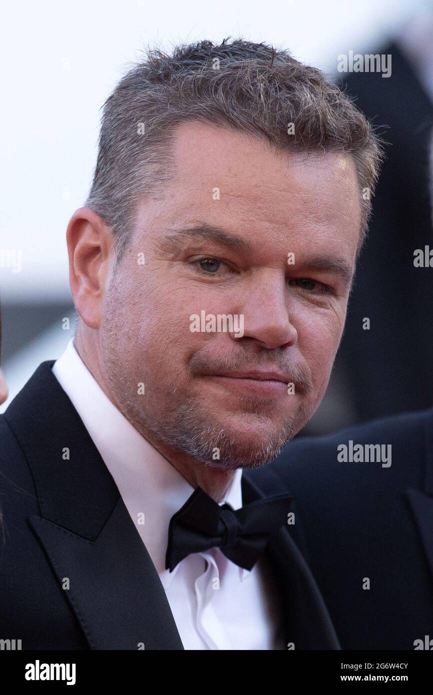 Matt Damon partecipa alla prima Stillwater come parte del 74a Festival Internazionale del Cinema di Cannes, in Francia, il 08 luglio 2021. Foto di Aurore Marechal/ABACAPRESS.COM Foto Stock
