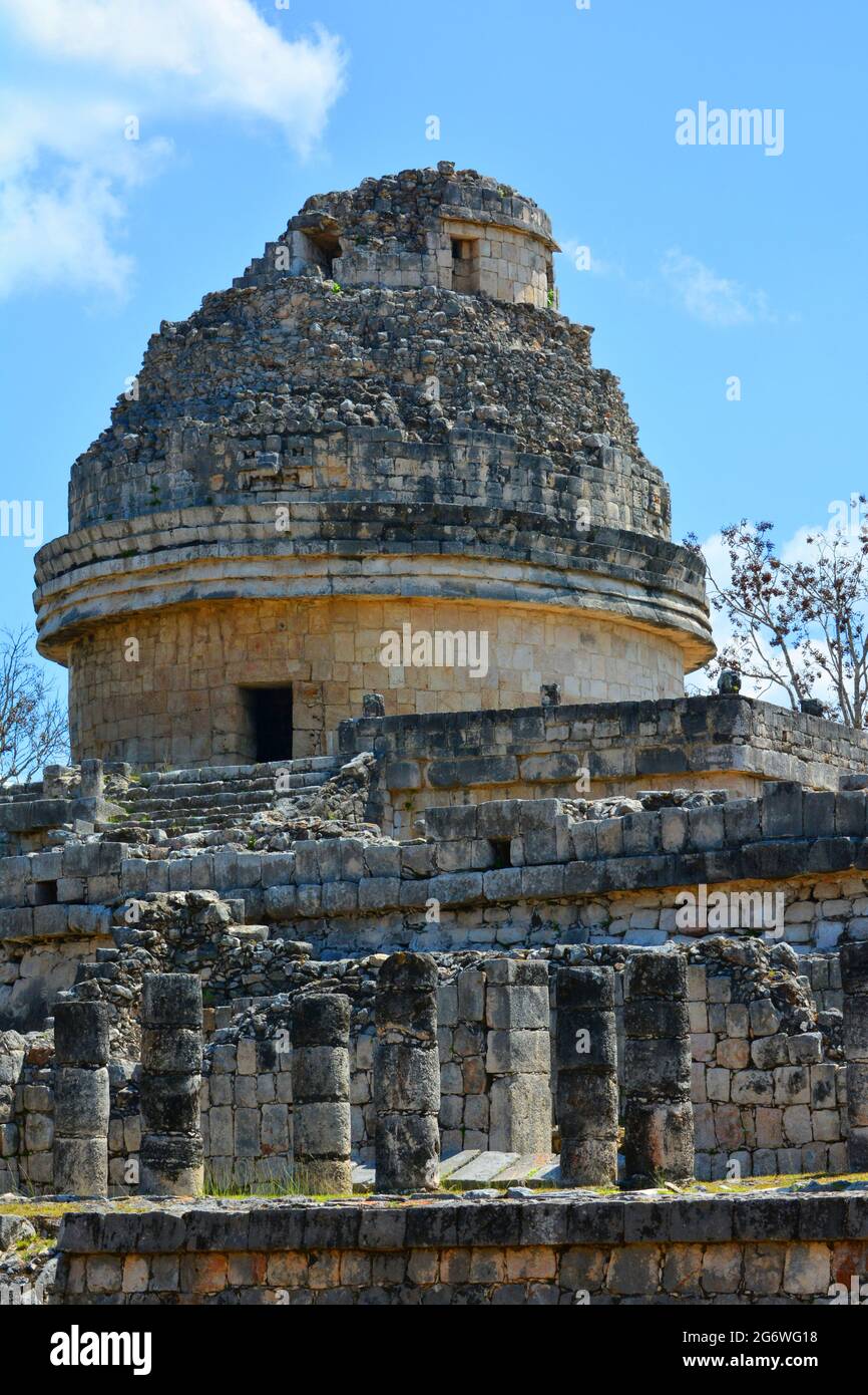 MESSICO. STATO DI YUCATAN. L'OSSERVATORIO. Foto Stock