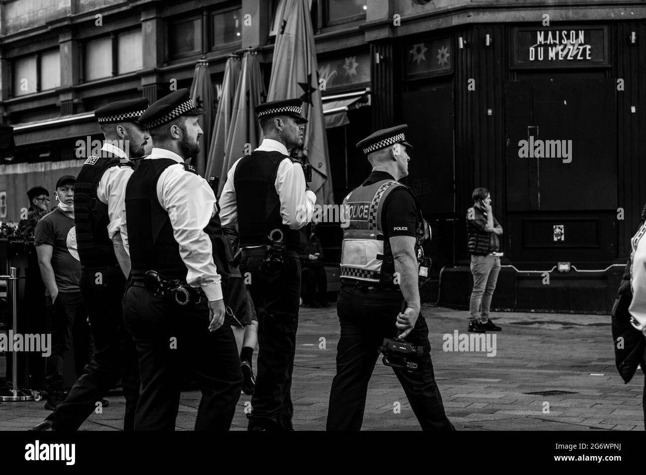 London Leicester Square Euro festeggiamenti Foto Stock