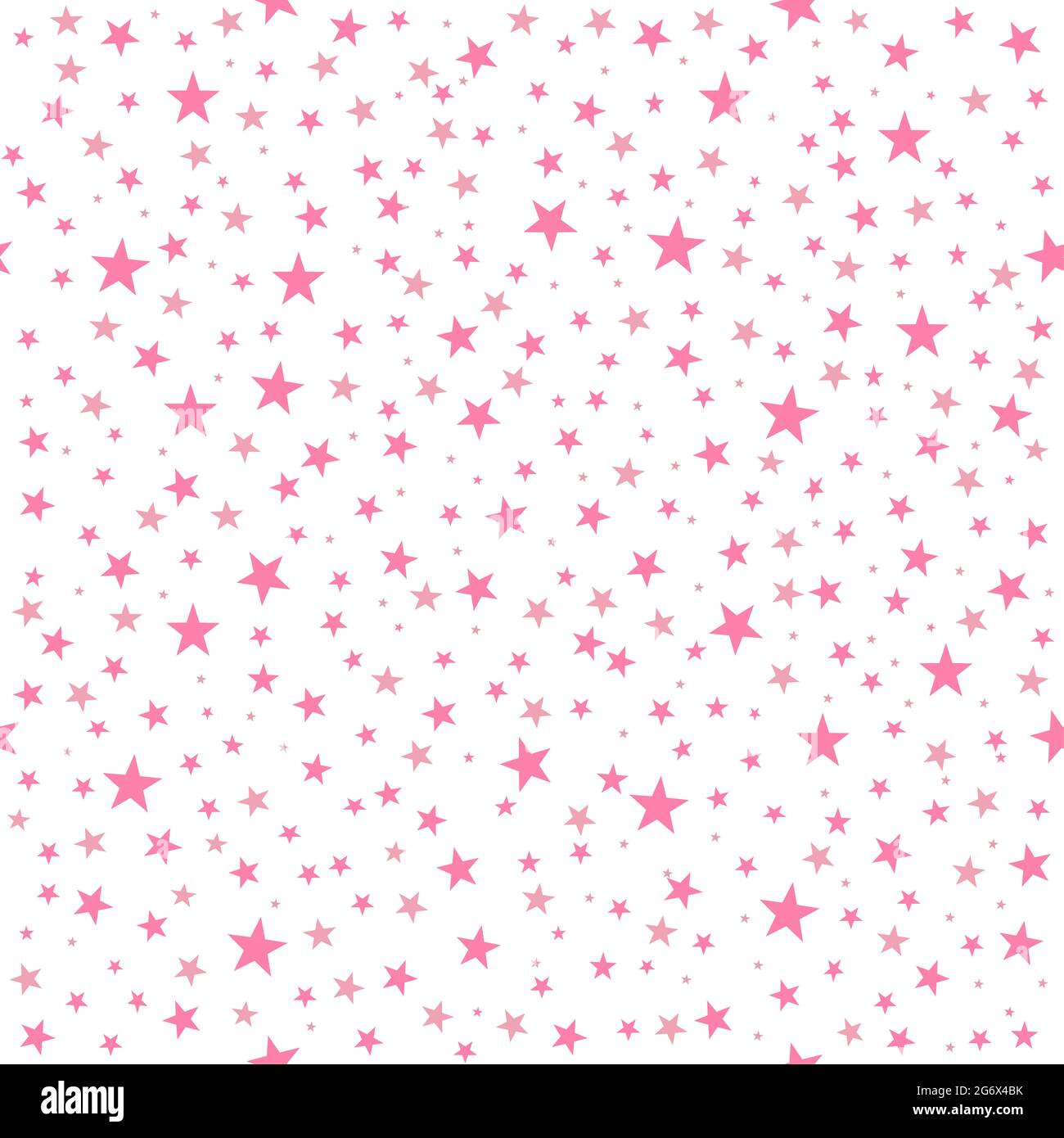 sfondo senza cuciture con stelle dai colori rosa e bianco Foto stock - Alamy