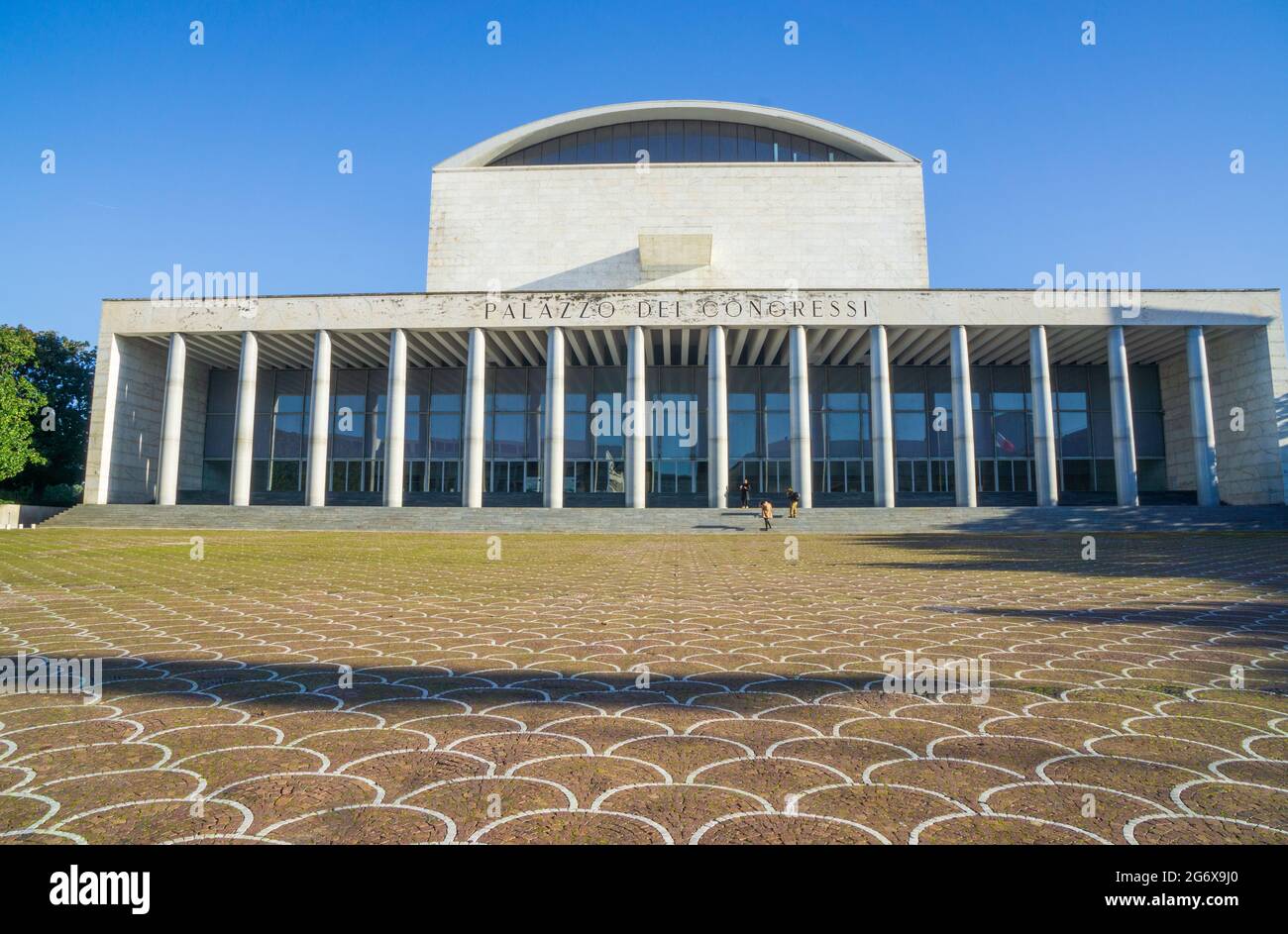 ROMA - 10 DICEMBRE 2019: Palazzo dei Congressi. EUR. Roma, Italia Foto Stock