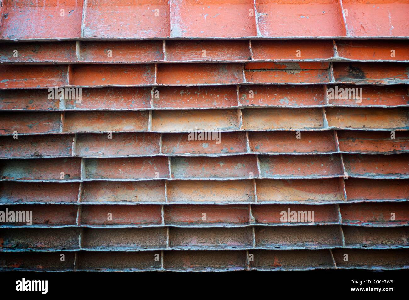 Primo piano colonne in acciaio struttura del telaio nel sito per lo sfondo Foto Stock