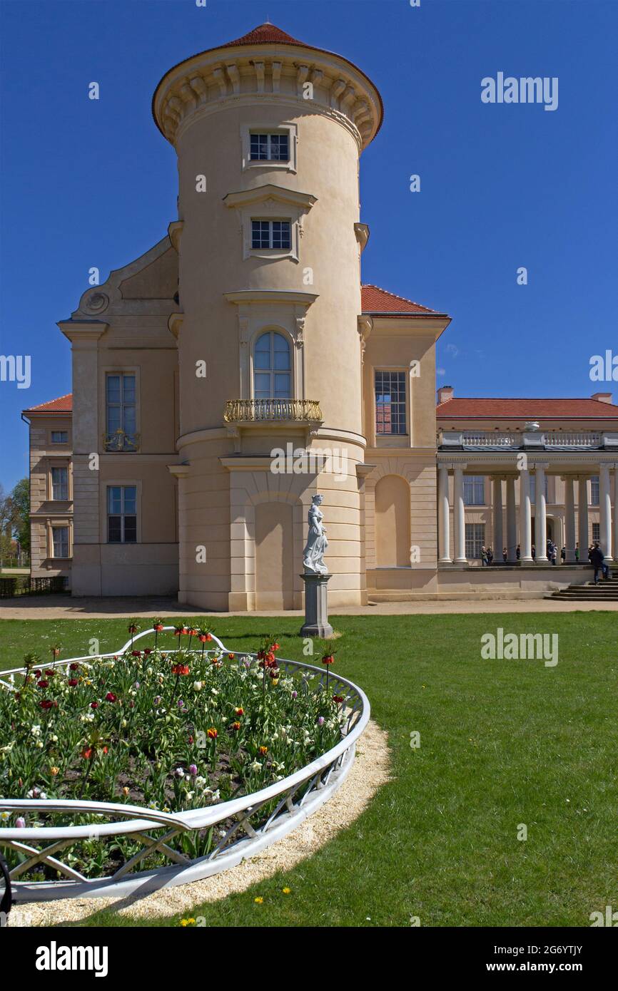 Castello di Rheinsberg, Brandeburgo, Germania Foto Stock