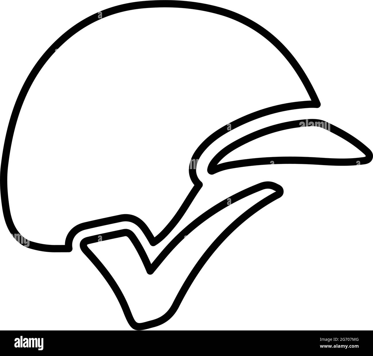 Casco, icona protettiva - uso perfetto per la progettazione e lo sviluppo di siti web, file stampati e presentazioni, materiali promozionali e molto altro. VEC Illustrazione Vettoriale