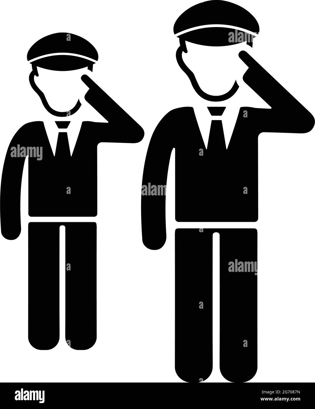 Icona polizia, esercito, soldato - file EPS vettoriale. Ideale per supporti di stampa, Web, immagini di magazzino, uso commerciale o qualsiasi tipo di progetto di progettazione. Illustrazione Vettoriale