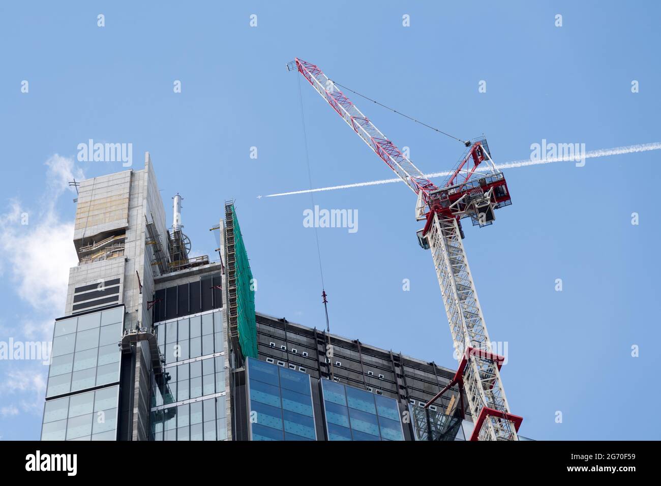 310 metri Torre Vasso progettata da Foster e Partners e sviluppata da HB Reavis, l'edificio più alto della Polonia e dell'Unione europea, a Varsavia Foto Stock