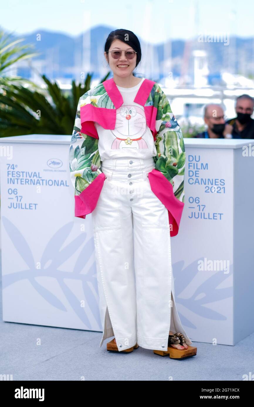 Palais des festival, Cannes, Francia. 9 luglio 2021. Voi ponete al H6 Photocall. . Foto di Julie Edwards./Alamy Live News Foto Stock