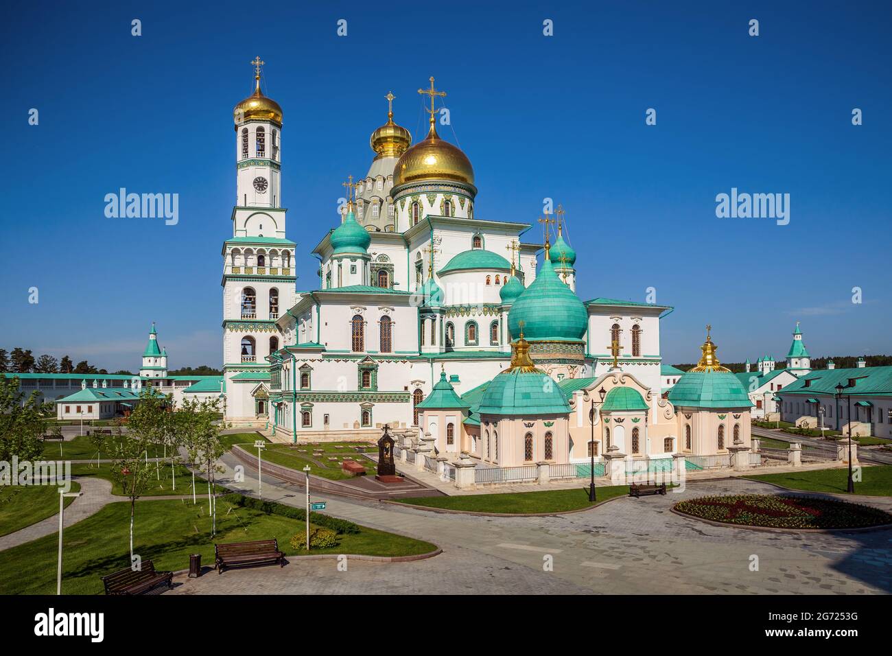 Monastero della Risurrezione (Monastero di Voskresensky) o Monastero della Nuova Gerusalemme a Istra, regione di Mosca, Russia Foto Stock