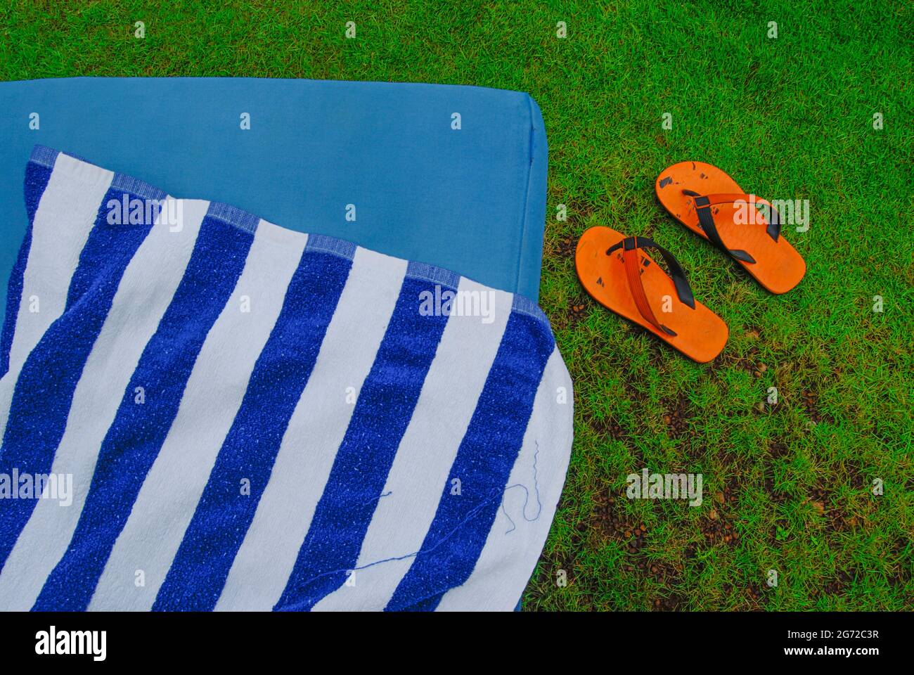 Picnic sulla spiaggia Foto Stock