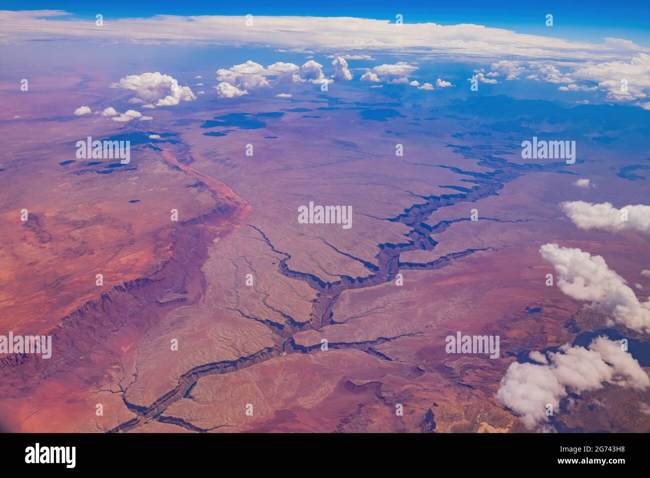 Vista aerea del Marble Canyon in Arizona Foto Stock