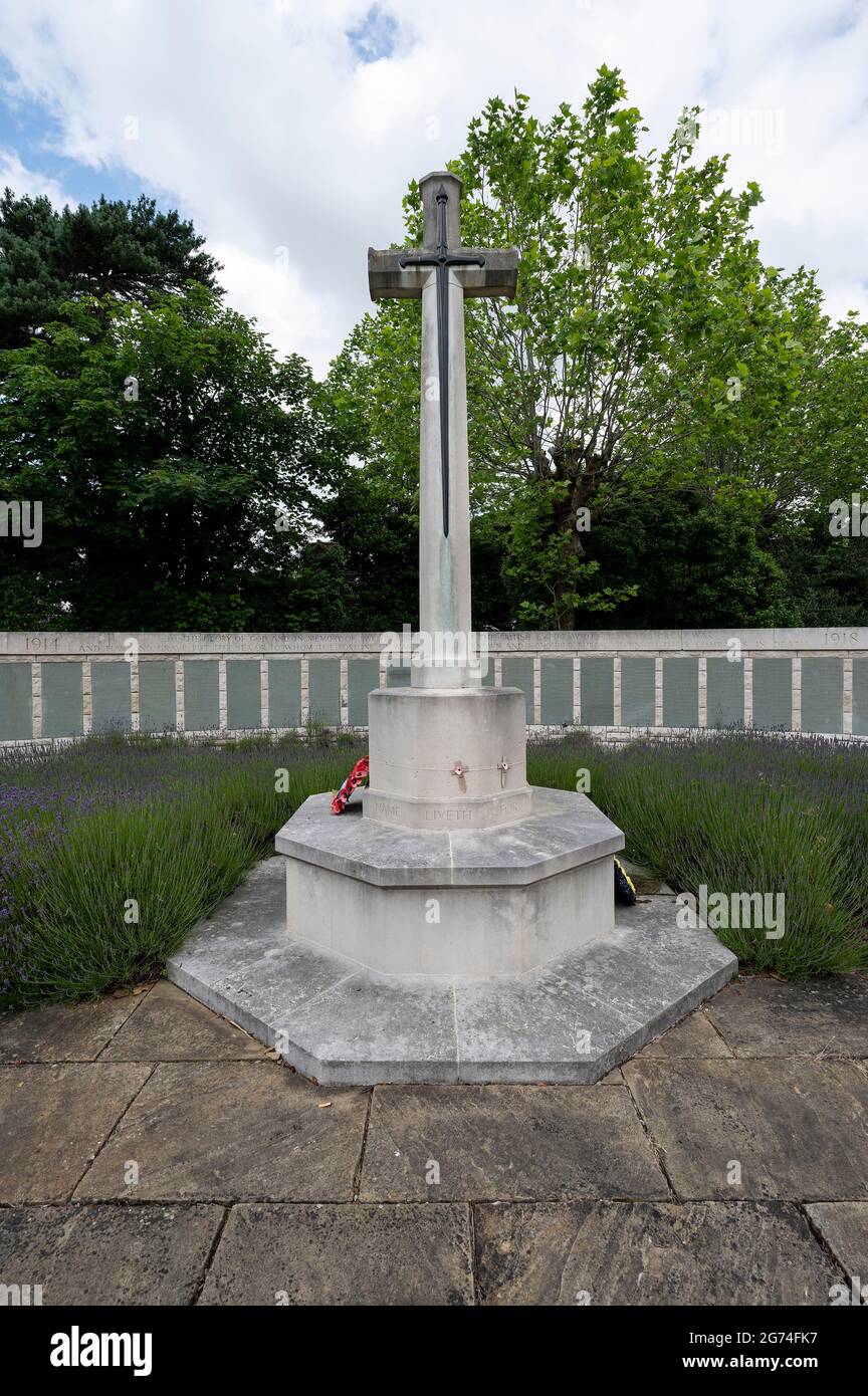 Hollybrook Memorial & Cemetery, Southampton, Hampshire, Inghilterra, Regno Unito Foto Stock