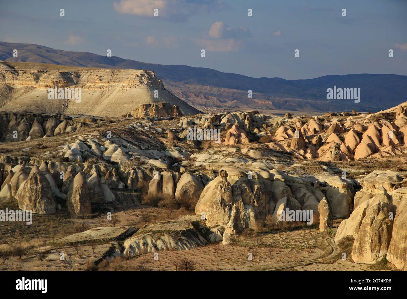 Paesaggio della Cappadocia, Turchia Foto Stock