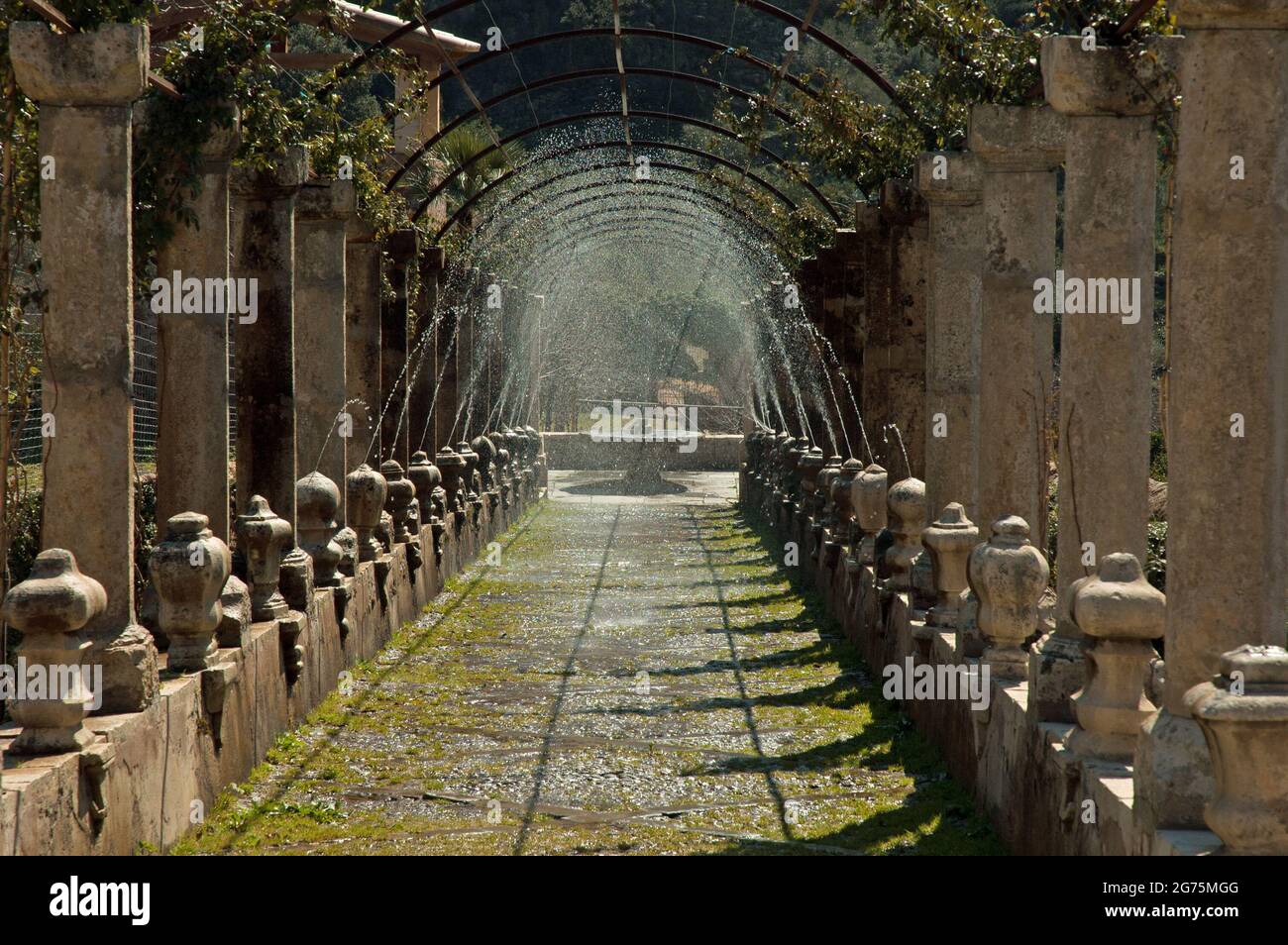 Jardín d´Alfabia, Maiorca, Isole Baleari Foto Stock