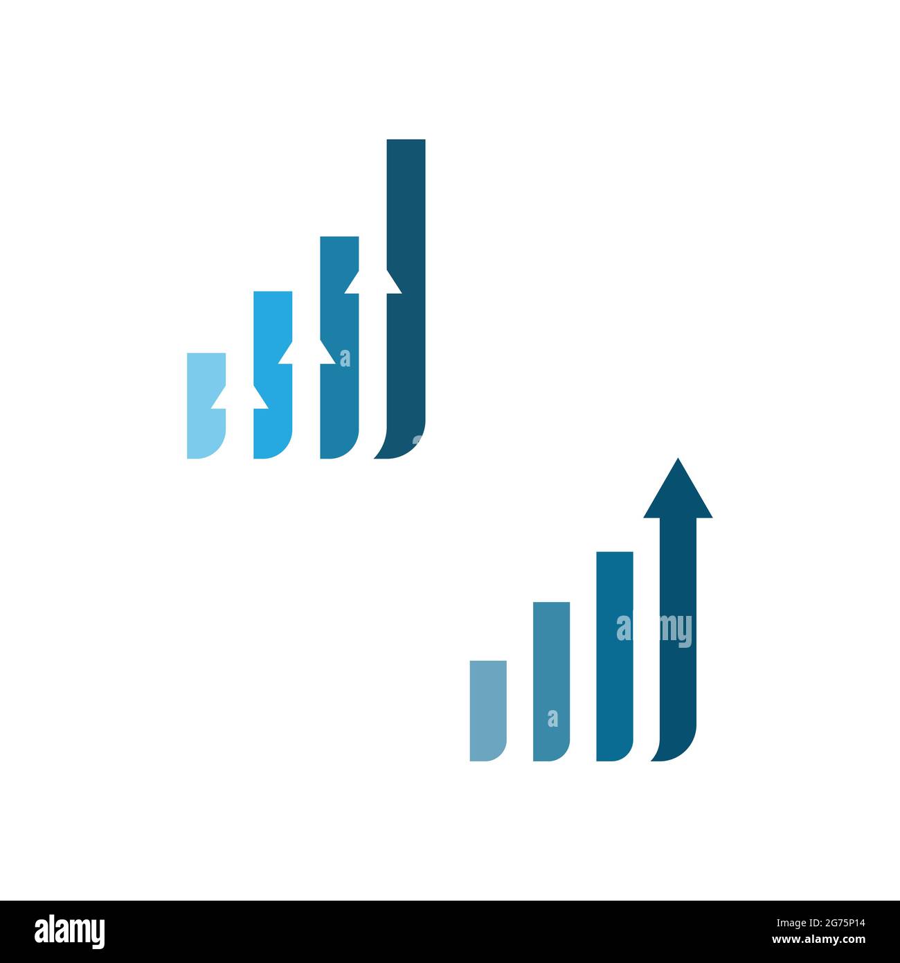 Info Grafica Business Finance modello di logo disegno di icone vettoriali Illustrazione Vettoriale