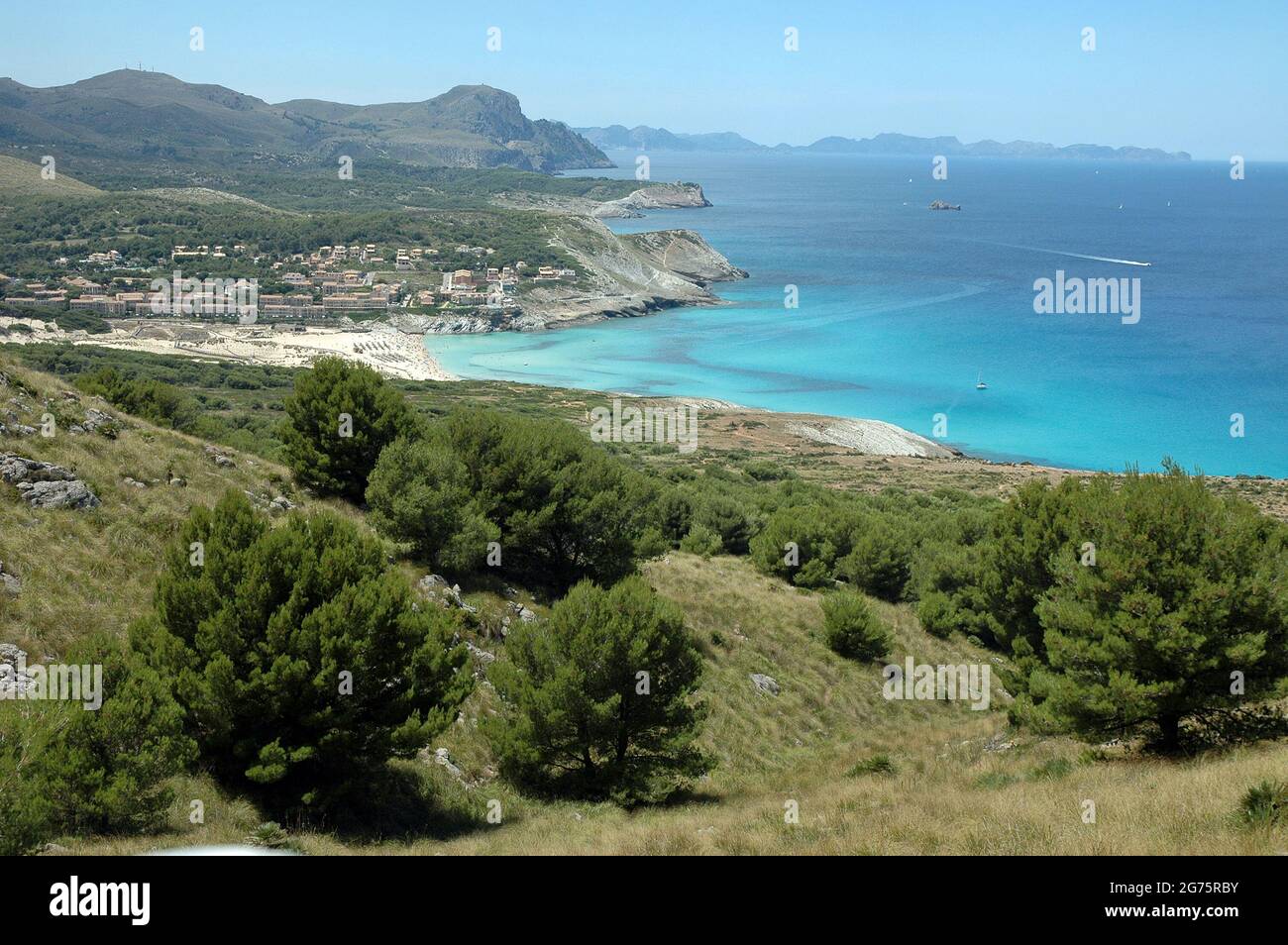 Cala Mesquida, Maiorca, Isole Baleari Foto Stock
