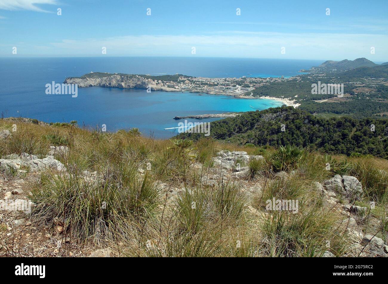 Cala Mesquida, Maiorca, Isole Baleari Foto Stock