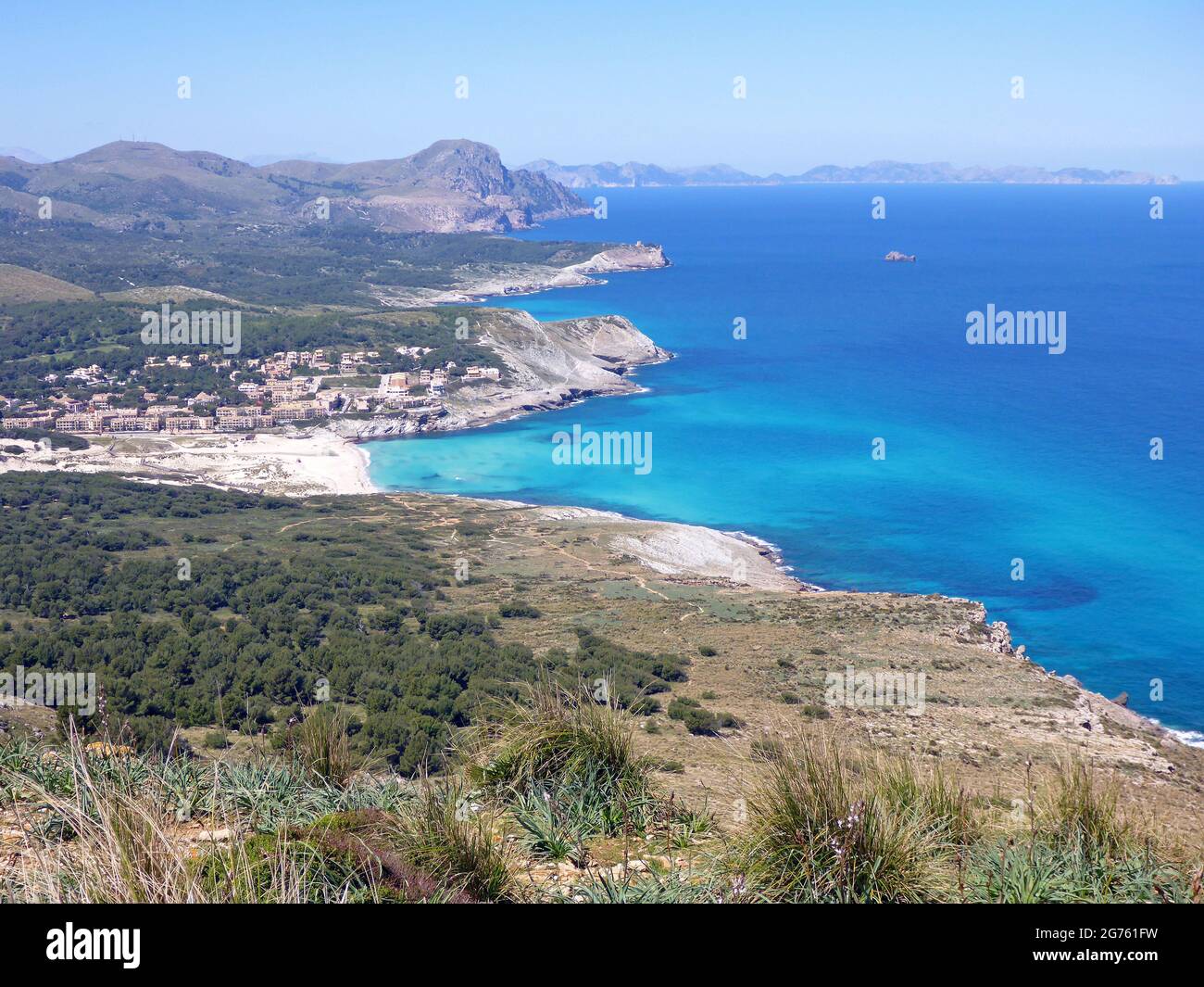 Cala Mesquida, Maiorca, Isole Baleari Foto Stock
