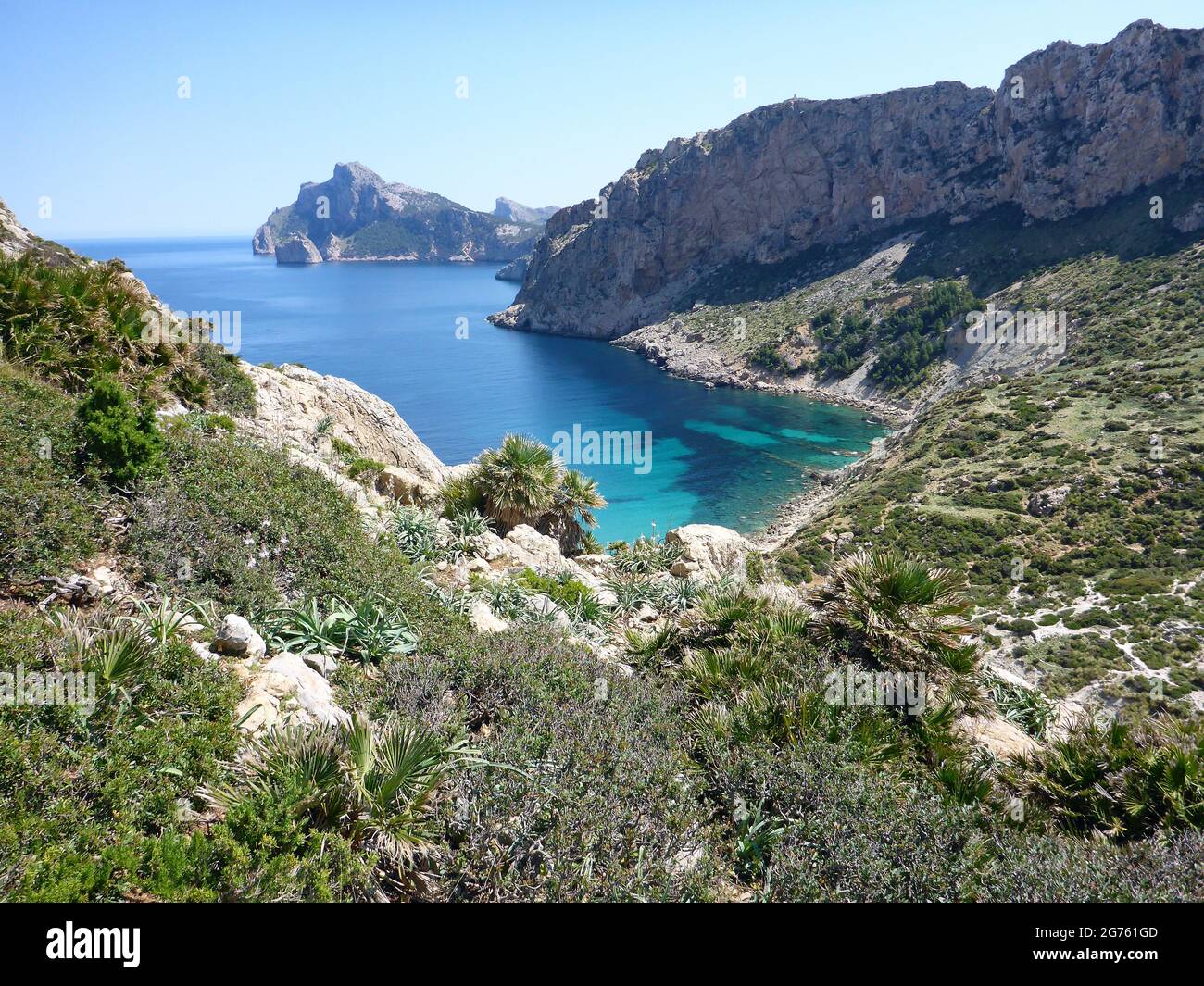 Cala Bóquer, Maiorca, Isole Baleari Foto Stock