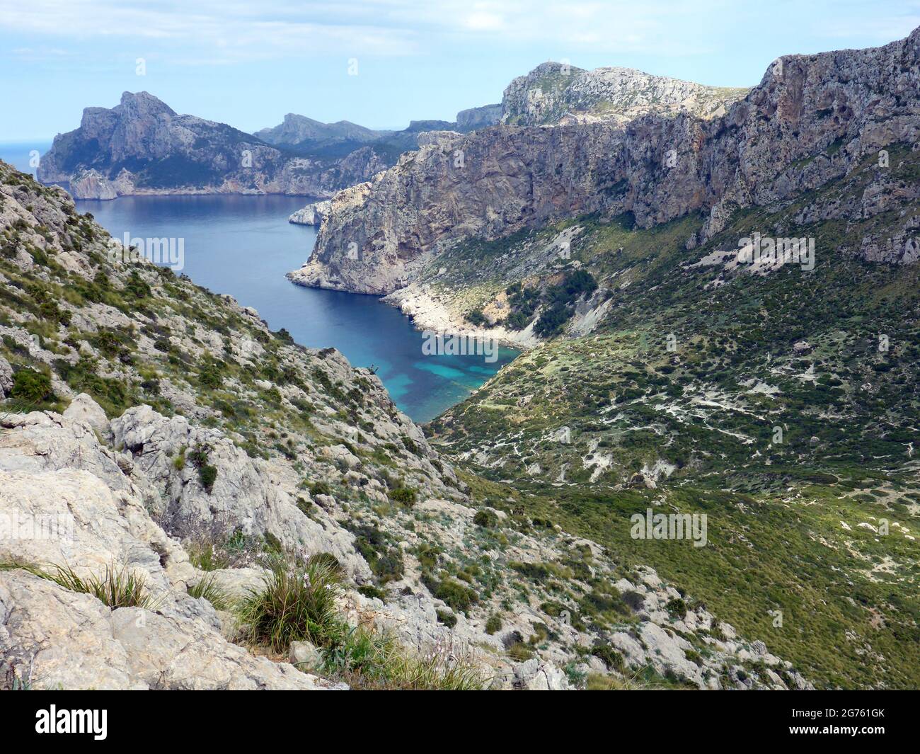 Cala Bóquer, Maiorca, Isole Baleari Foto Stock