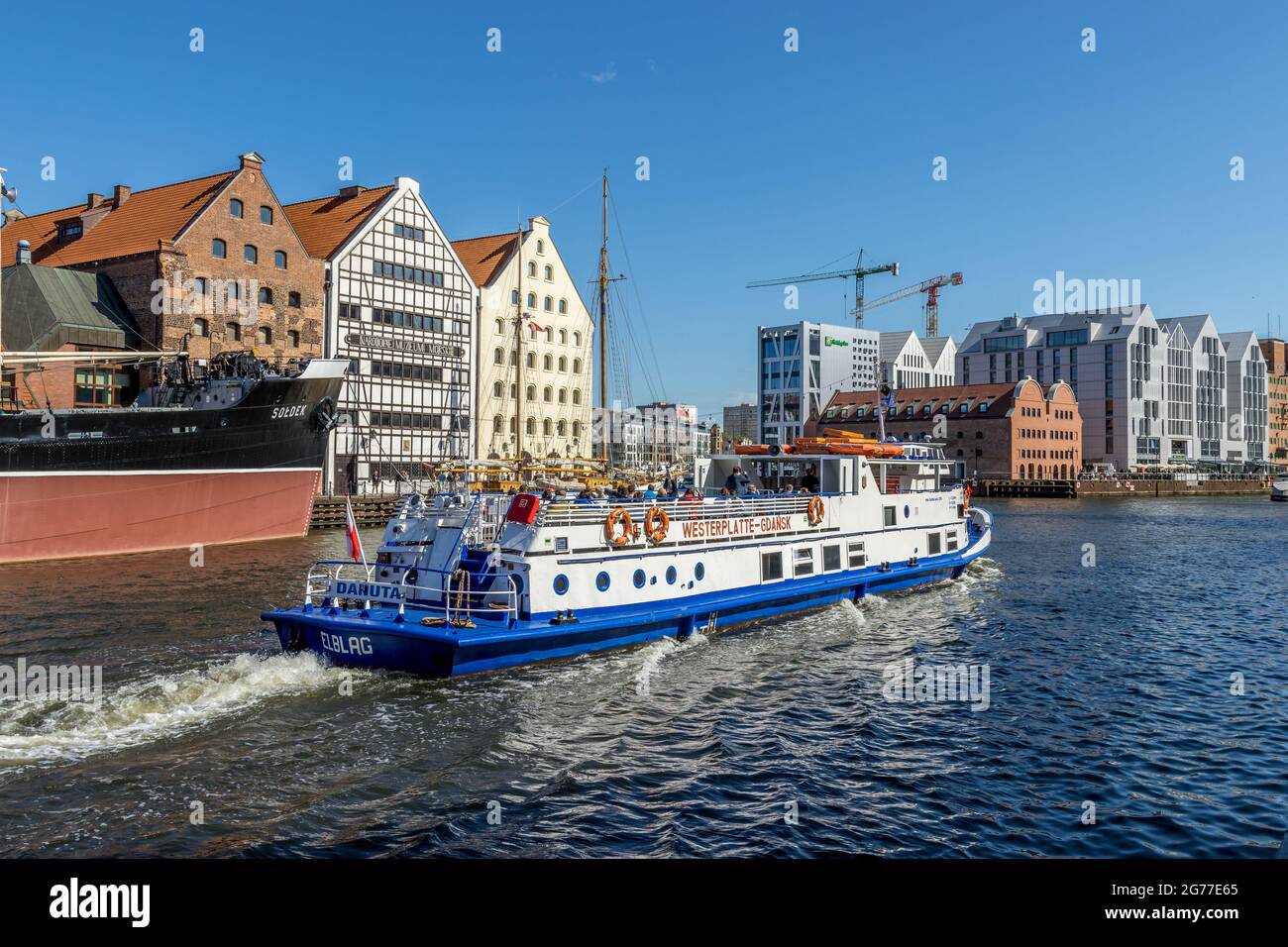 GDANSK, POLONIA - 13 giugno 2021: Gdansk, Polonia - 13 2021 giugno 'il museo nazionale del mare di Gdansk' Foto Stock