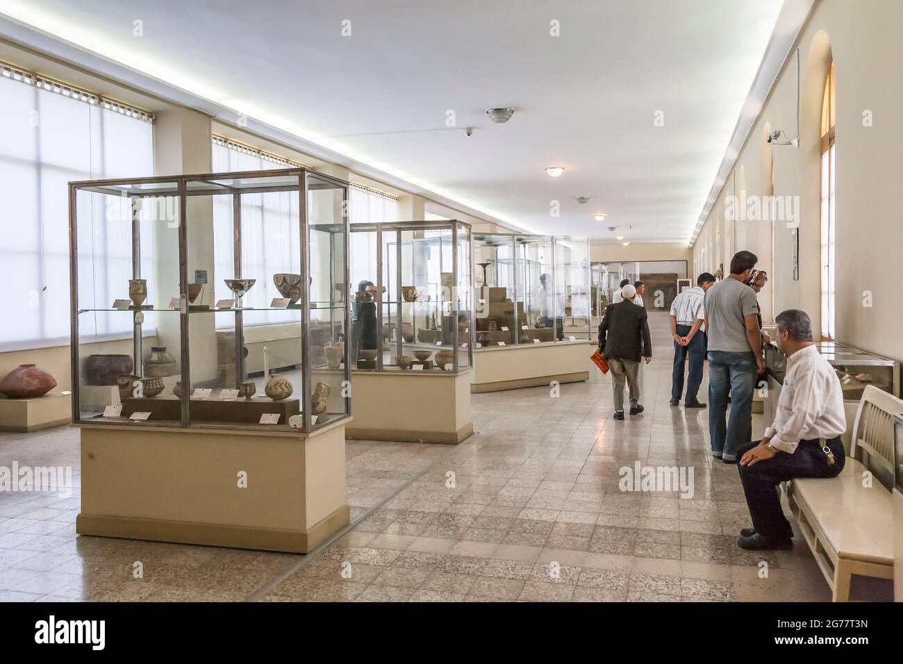 Galleria del Museo Nazionale dell'Iran, Teheran, Iran, Persia, Asia Occidentale, Asia Foto Stock