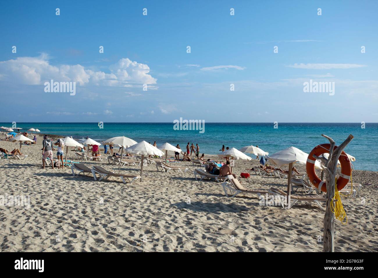 Platja Migjorn, Formentera Foto Stock