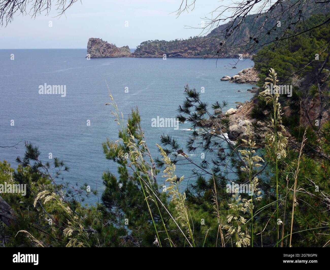 La Foradada, Maiorca, Isole Baleari Foto Stock