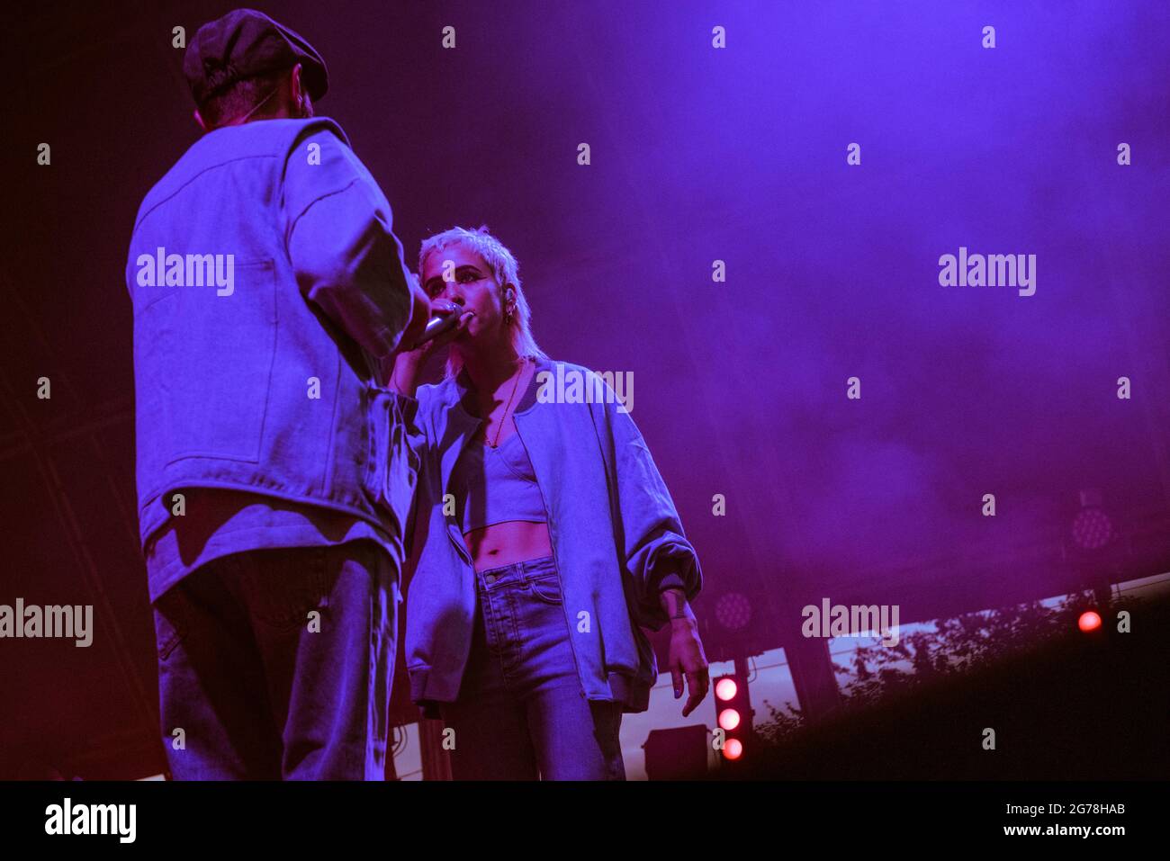 Coma Cose in concerto al Carroponte Milano 07-07-21 ph Oriana Spadaro Foto Stock