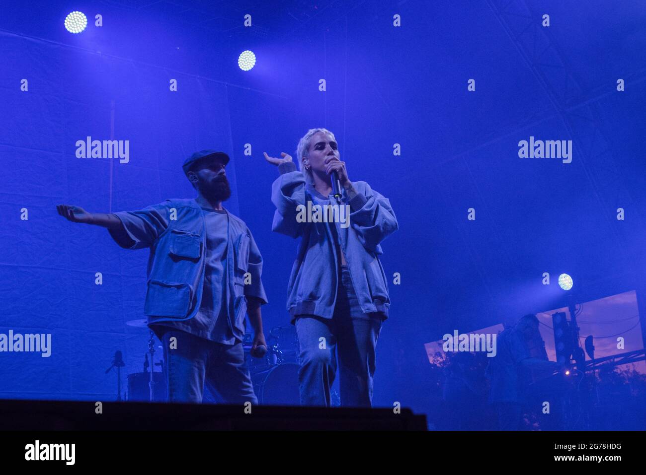 Coma Cose in concerto al Carroponte Milano 07-07-21 ph Oriana Spadaro Foto Stock