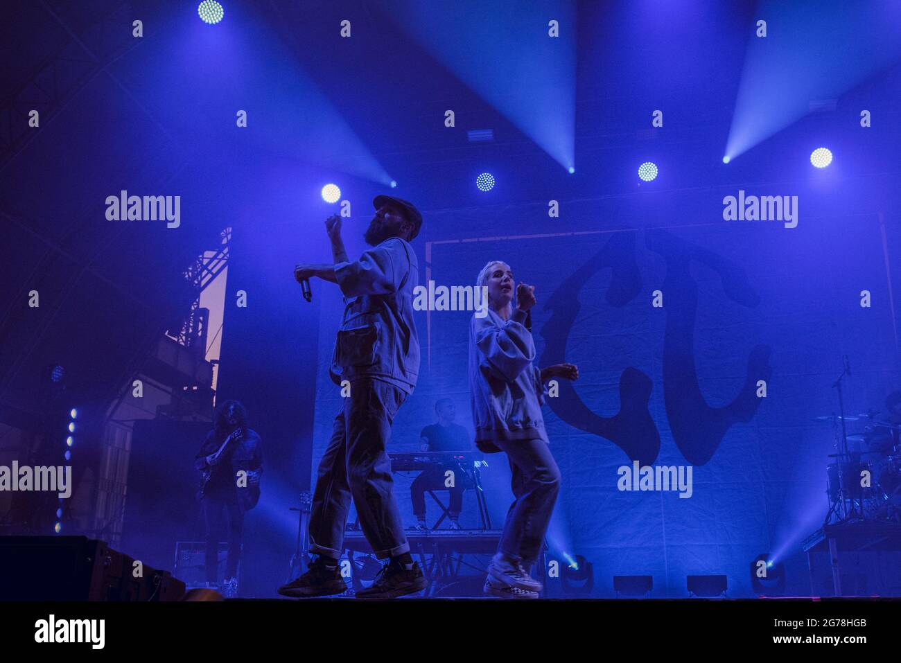 Coma Cose in concerto al Carroponte Milano 07-07-21 ph Oriana Spadaro Foto Stock