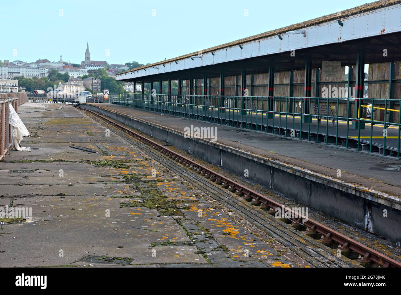 Ryde Esplanade Stazione ferroviaria, Isola di Wight, Inghilterra, UKI Foto Stock