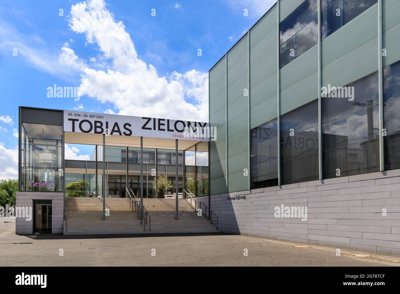 Museo Folkwang, museo di arte moderna progettato da David Chipperfield, Essen, Ruhr, Germania Foto Stock