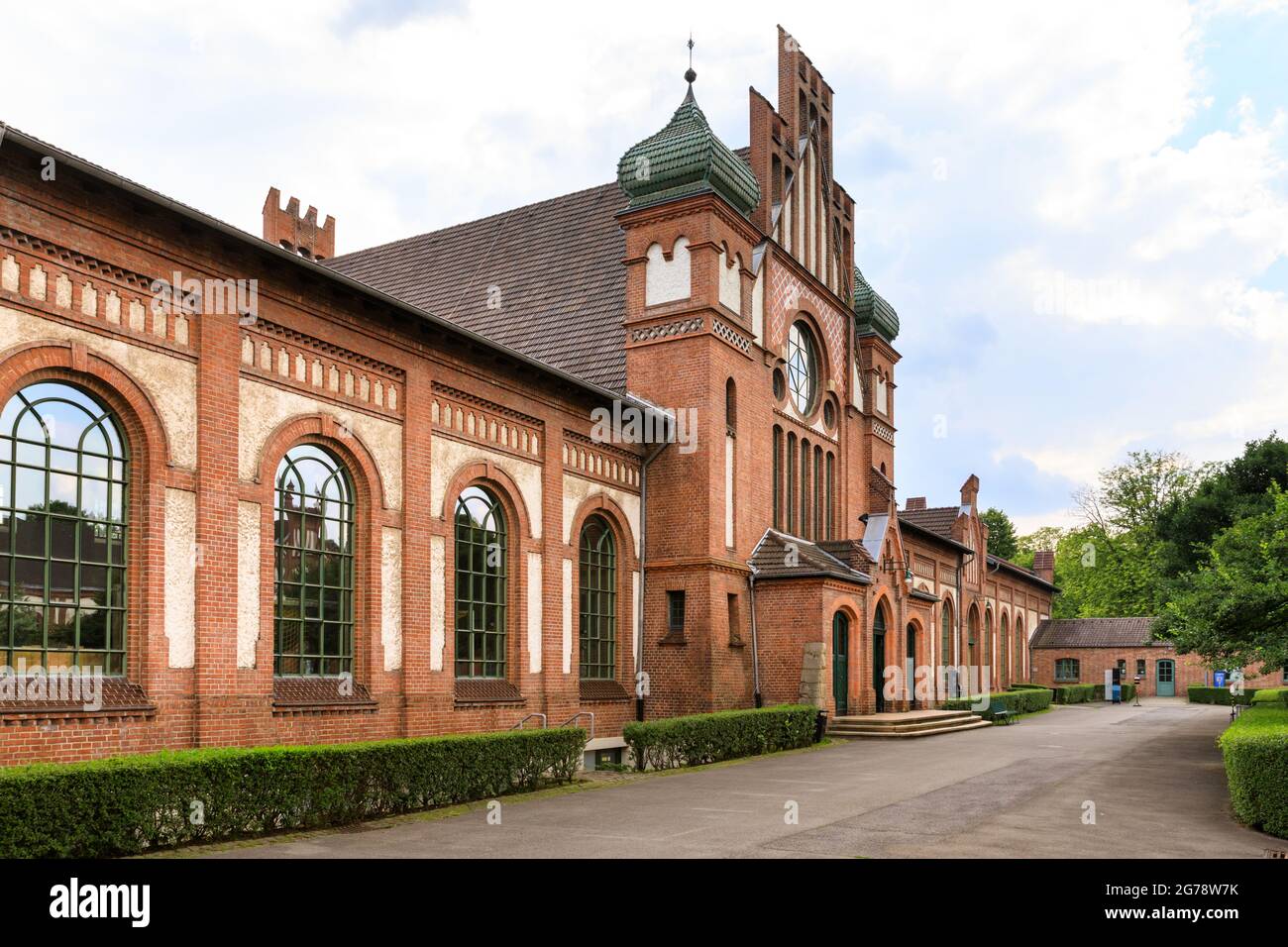 Zeche Zollern restaurato ex collery e miniera di carbone duro, sito del patrimonio industriale, Dortmund, Germania Foto Stock