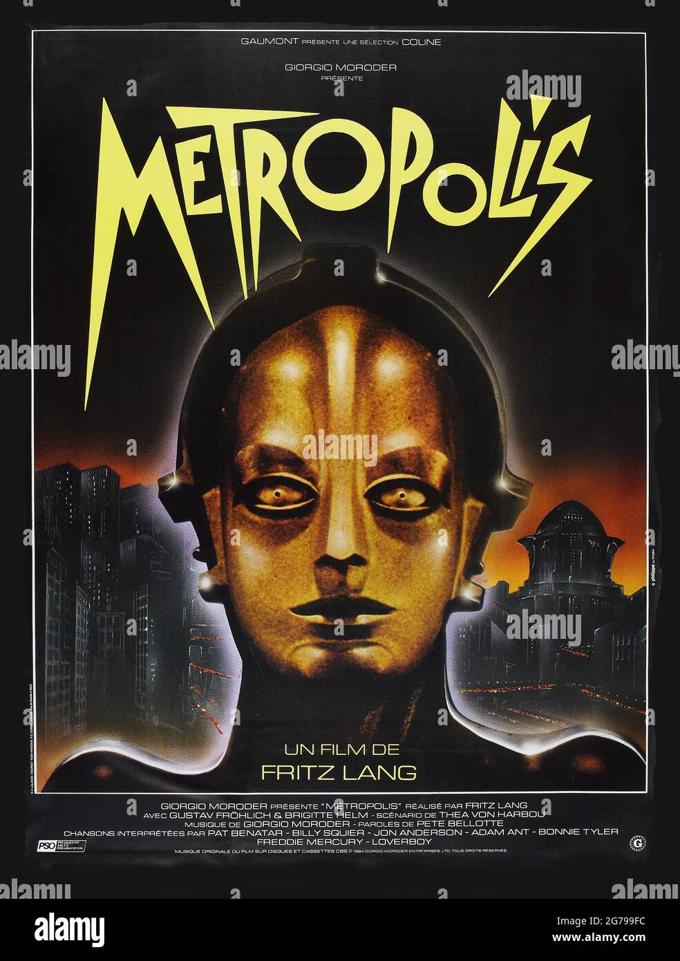 Poster del film 'Metropolis' di Fritz Lang. Museo: COLLEZIONE PRIVATA.  Autore: ANONIMO Foto stock - Alamy