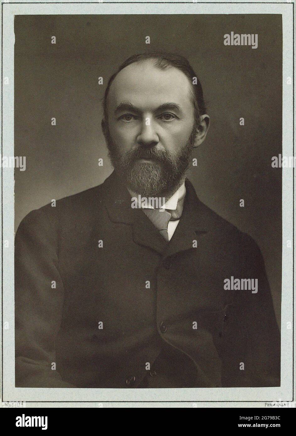 Ritratto dello scrittore Thomas Hardy (1840-1928). Museo: COLLEZIONE PRIVATA. Autore: Herbert Rose Barraud. Foto Stock
