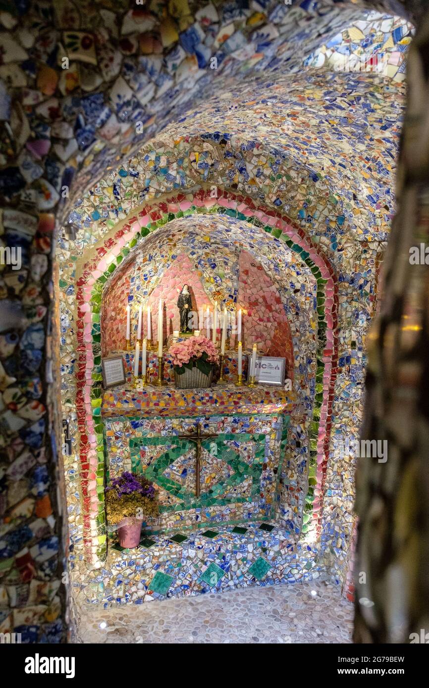 La piccola cappella, Guernsey Foto Stock