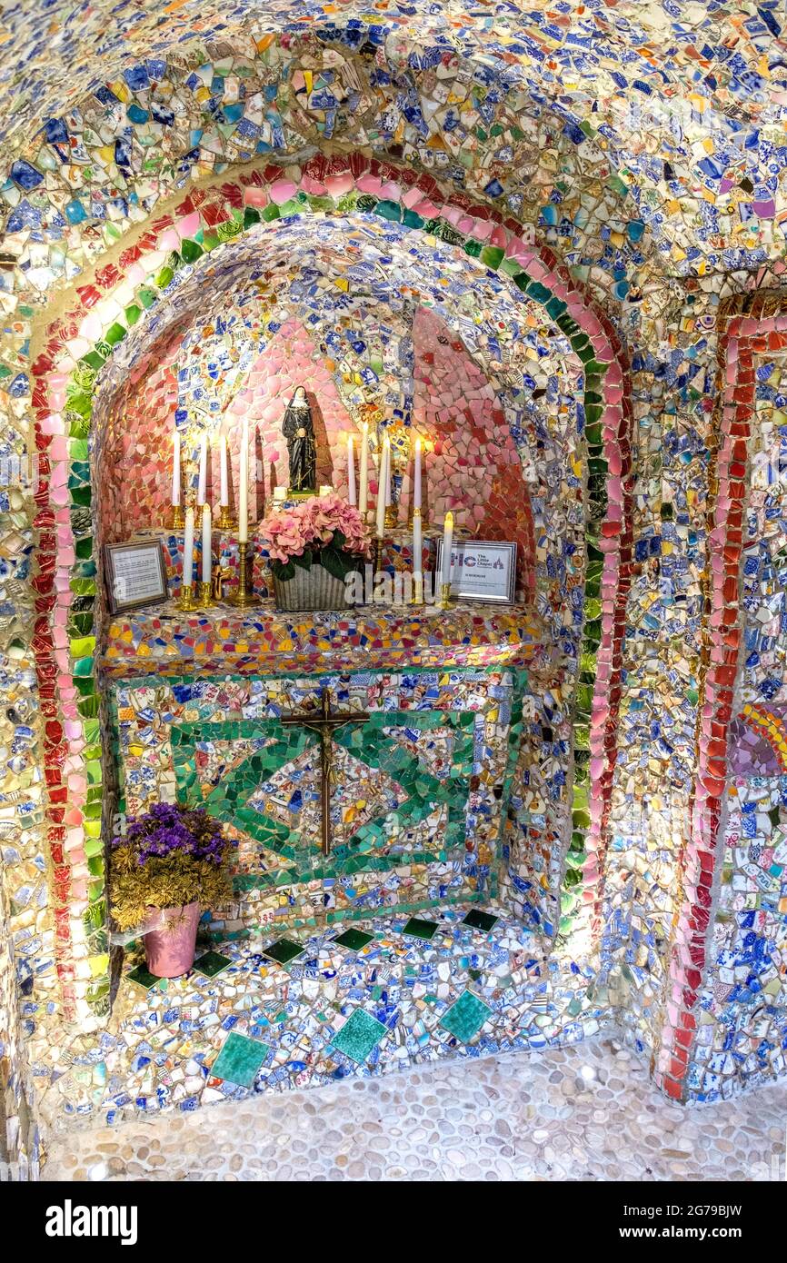 La piccola cappella, Guernsey Foto Stock