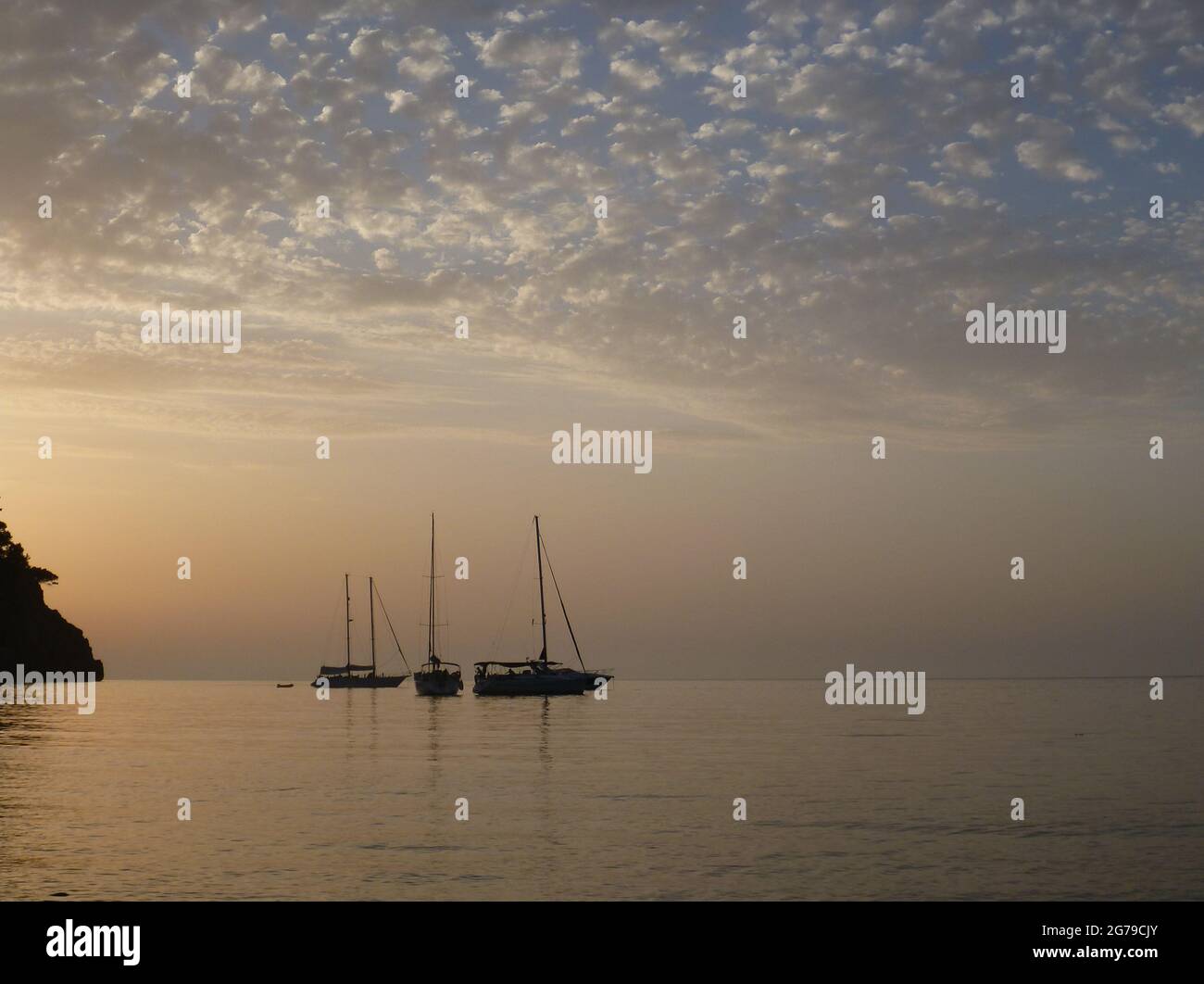 Cala Tuent, Maiorca, Isole Baleari Foto Stock